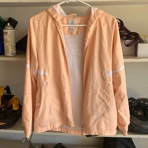 Peach windbreaker
